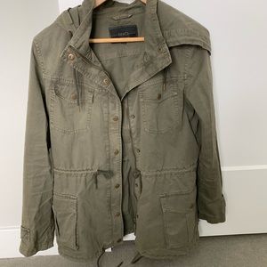 Khaki Cargo Utility Jacket